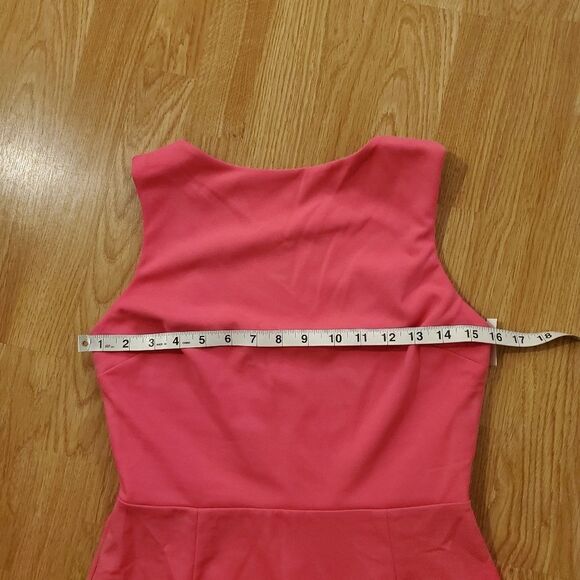 Love Ady Ruffle-Hem Fit & Flare Dress size Medium in Pink - NEW - Picture 9 of 11